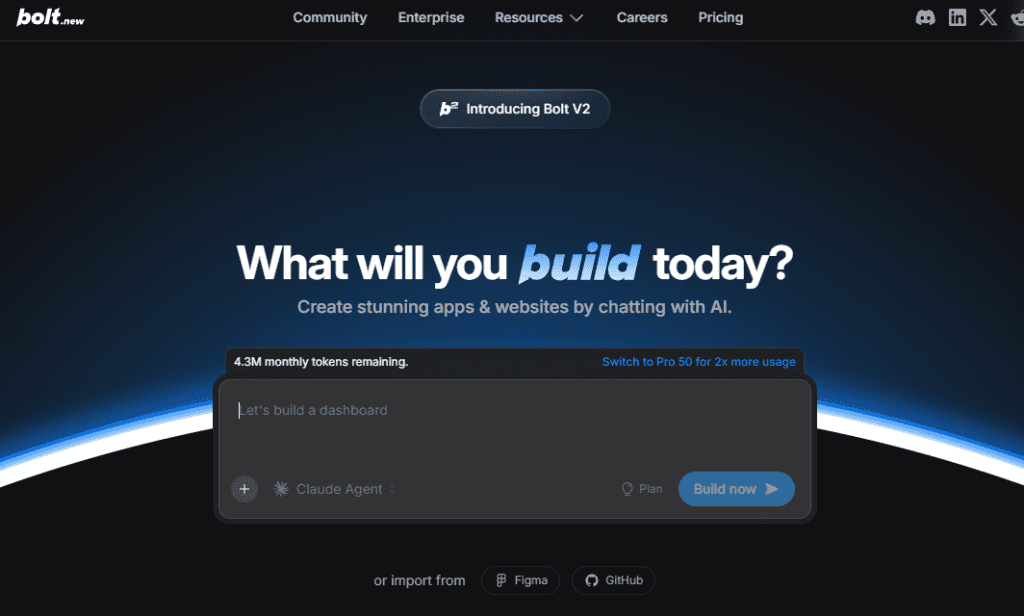 Bolt.new 사이트 이미지