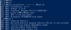 pyinstaller and onefile